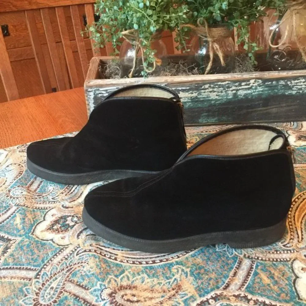Stella Austria Suede Wool Lined Heavy Rubber Sole Ankle Boots Women’s 8.5